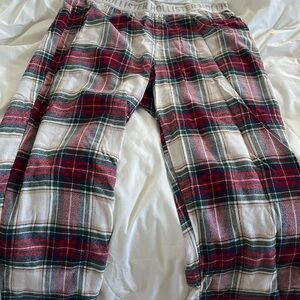 Hollister Red and Green Plaid Pants PyJama